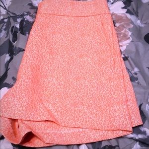 Express Peach Printed Shorts - size 12